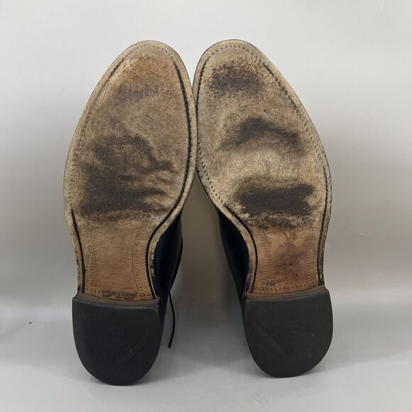 Allen Edmonds Delray Men Size 10.5 B‎ Shoes Black Leather Split Toe Oxford 9564 main image 11